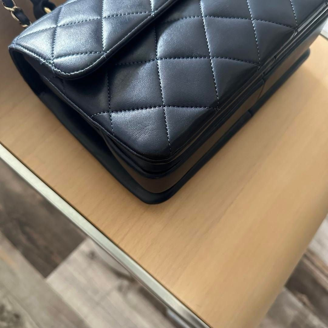 CHANEL Trendy Lambskin Quilted Small CC Dual Handle Flap Bag