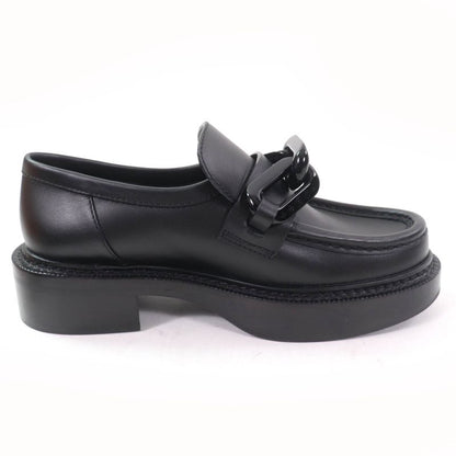 Louis Vuitton Academy Line Leather Shoes Black 34.5 With Box And Storage Bag