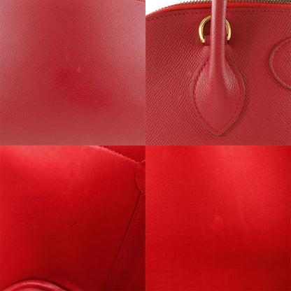Hermes Bolide 37 Courchevel Red 0Y Ladies Handbag