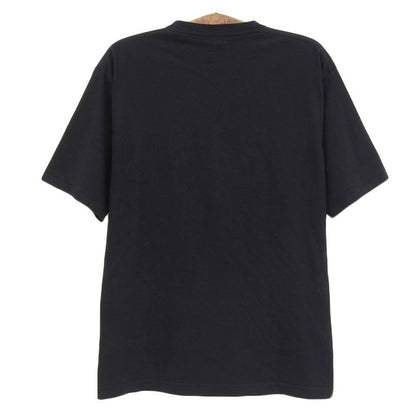 Balenciaga Cotton Logo Print T-shirt Cut And Sewn 620969 Size XXS Black Mens