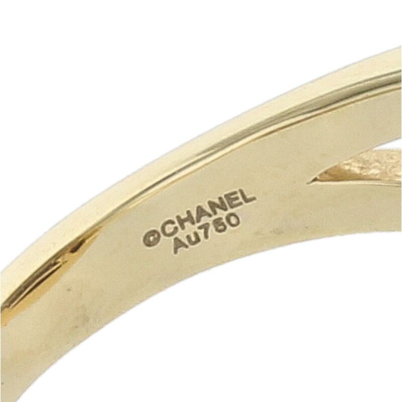 Chanel J11364 Sous Le Seigne Du Lion 18K Yellow Gold Lapis Lazuli Diamond Ring