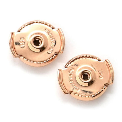 Hermes Earrings Exlibris TPM 18k Pink Gold Pink Gold Au750 Rose Gold [box