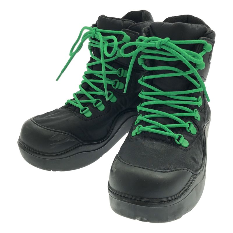 Bottega Veneta Puddle Bomber Paddle Bomber Nylon Combination Rubber Sneaker