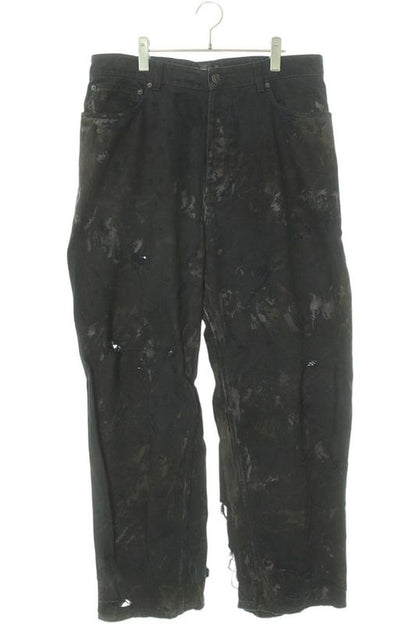 Balenciaga 745248 Tnw11 Super Destroyed Baggy Denim Pants Men's L