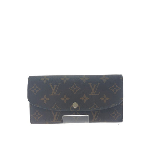 Louis Vuitton Women's Long Wallet Monogram Porte Feuille Emily M61289 Brown X
