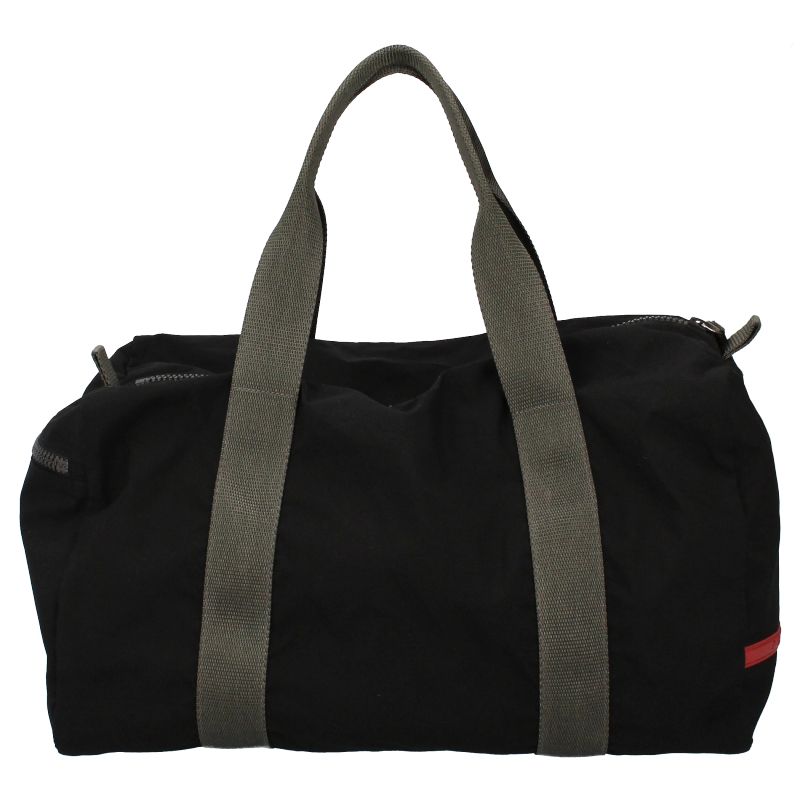 Prada Mini Boston Bag 4vs019 Polyester Polyurethane Ladies Boston Bag Black