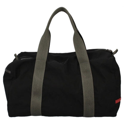 Prada Mini Boston Bag 4vs019 Polyester Polyurethane Ladies Boston Bag Black