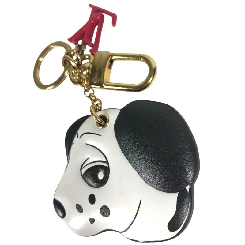 Louis Vuitton Key Holder Key Holder - Animogram Dog M01967 Leather White