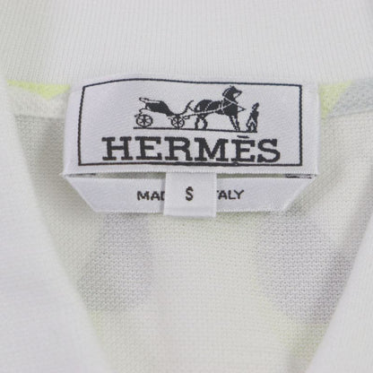 Hermes 23SS Panel Vegetal 100% Cotton Deer Fabric Total Short Sleeve Short