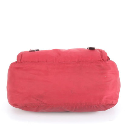 Prada Tessuto Nylon Triangle Logo Leather Shoulder Bag Crossbody Messenger