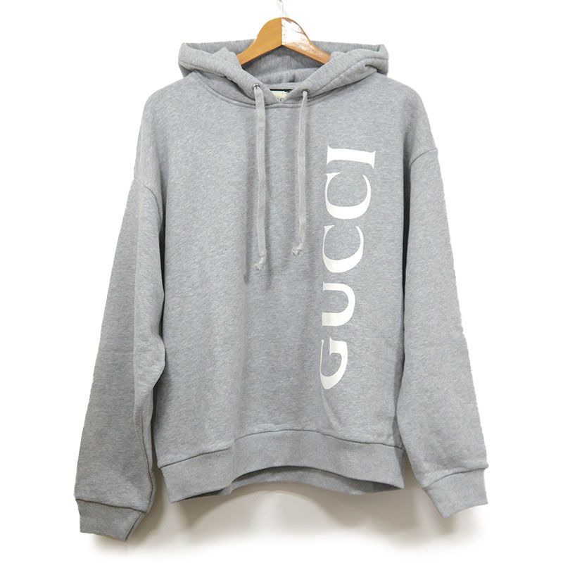 Gucci Pullover Hoodie 604974 M Gray Cotton