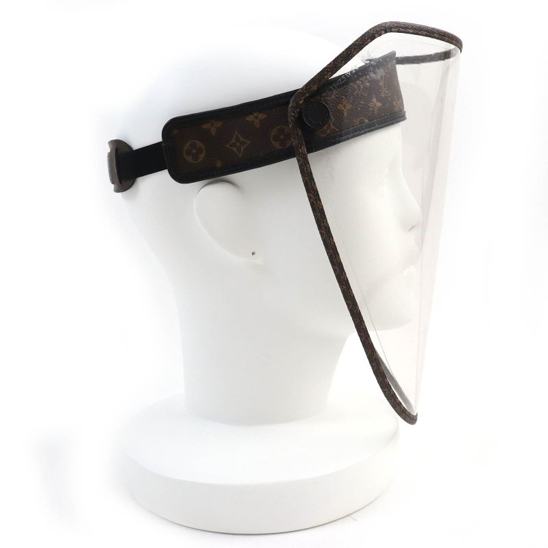 Louis Vuitton M76727 Villers LV Shield Monogram Canvas Sun Visor Face Cabas -