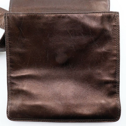 Chanel One Shoulder Calf Bronze Ladies Shoulder Bag