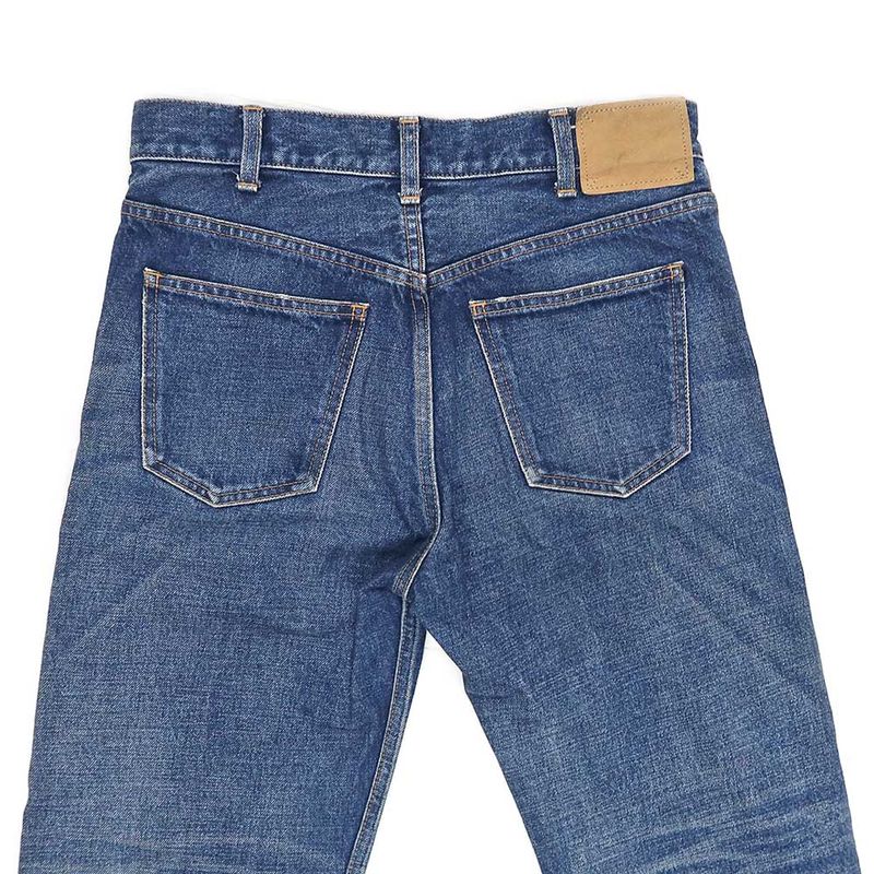 Celine Cut-off Denim N799365m07du 26 Size Blue Denim Pants Women's