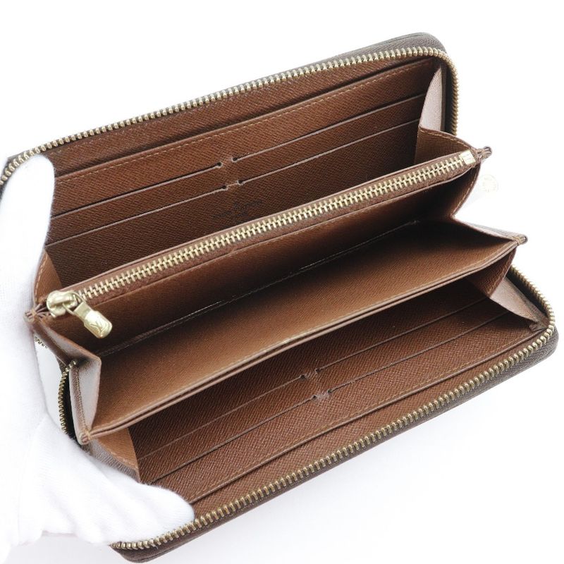 Louis Vuitton Zippy Wallet M60017 Monogram Canvas Brown Ladies Long Wallet