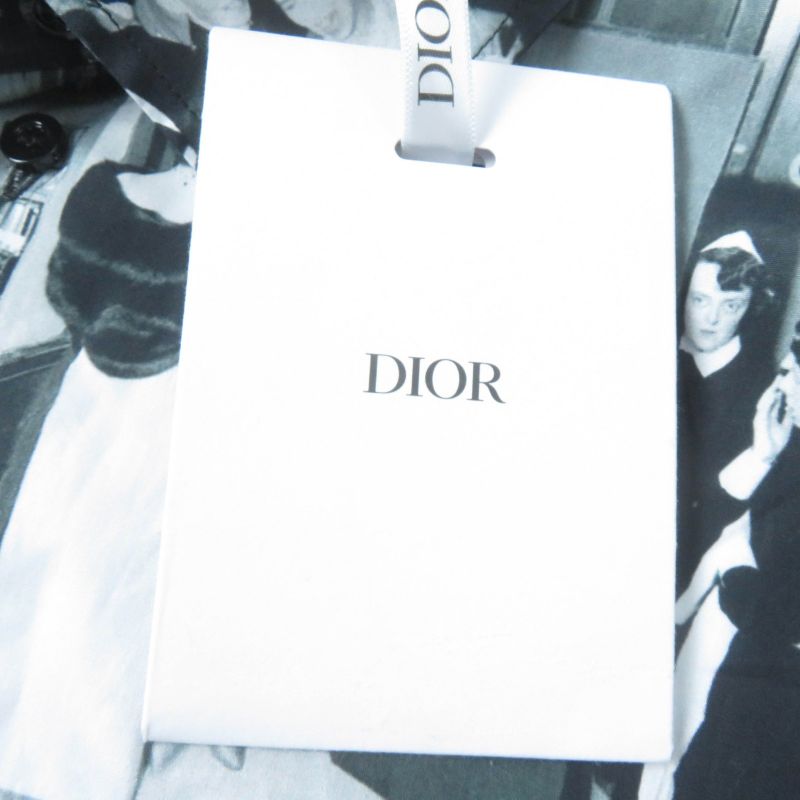 Christian DIOR 25SS 511b28a3a14 100% Cotton Monsieur DIOR Patchwork Motif Long