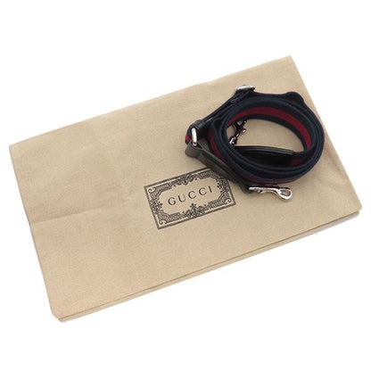 Gucci Shoulder Bag GG Black Small GG Supreme Canvas Black Silver Hardware Black