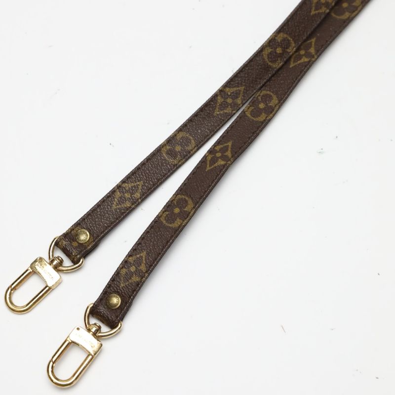 Louis Vuitton Monogram Strap Back Accessory Shoulder Strap Louis Vuitton Brown