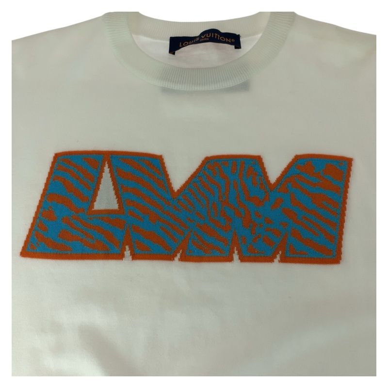 Louis Vuitton LVM Size S White Multicolor Hpn15wha0 Rm232m Short Sleeve T-shirt