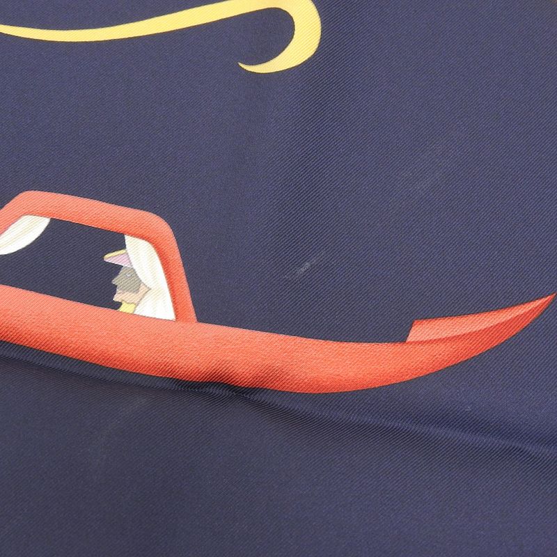 Unused With Box Bvlgari Current Logo World Sea And Gondola 100% Silk Scarf