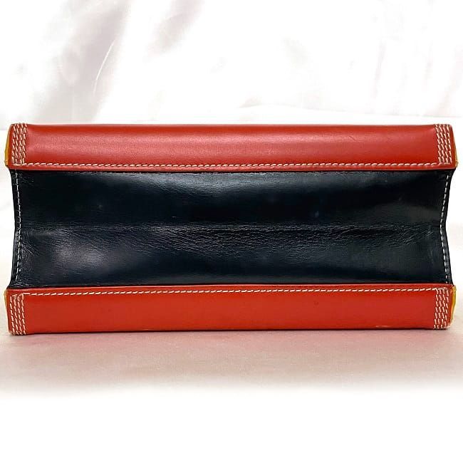 Loewe Handbag F21571 Red Yellow Top Handle