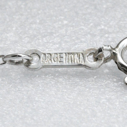 Tiffany & Co Open Teardrop Elsa Peretti 925 Silver Ladies 2.6g Necklace