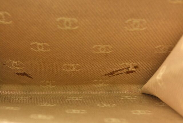 Chanel Foldable Wallet Double Hook Chanel Wallet A20902 Coco Mark Beige