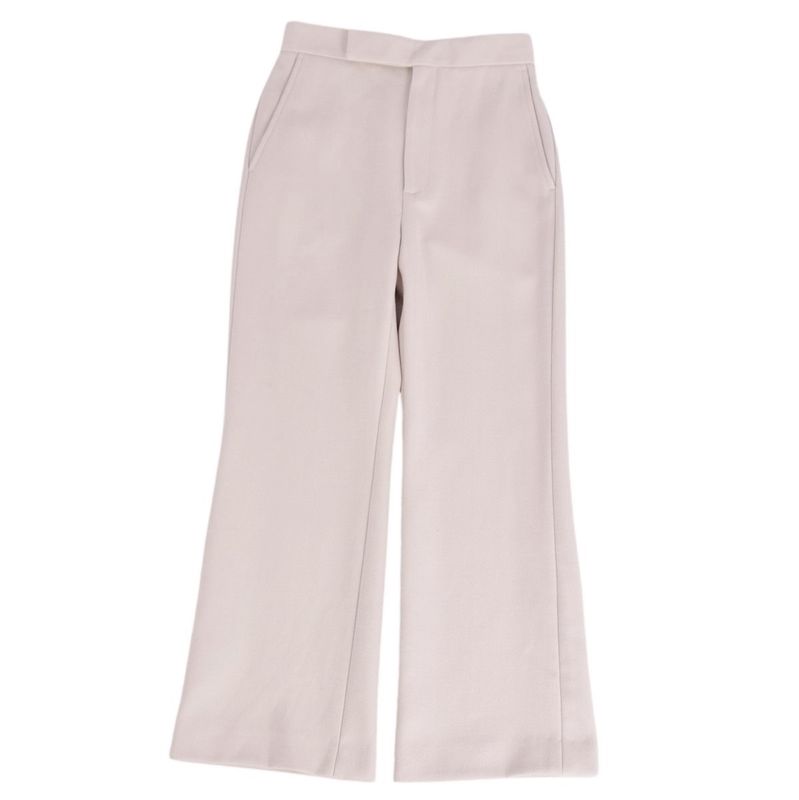 Celine Pants Phoebe Period Long Pants Wool Bottom