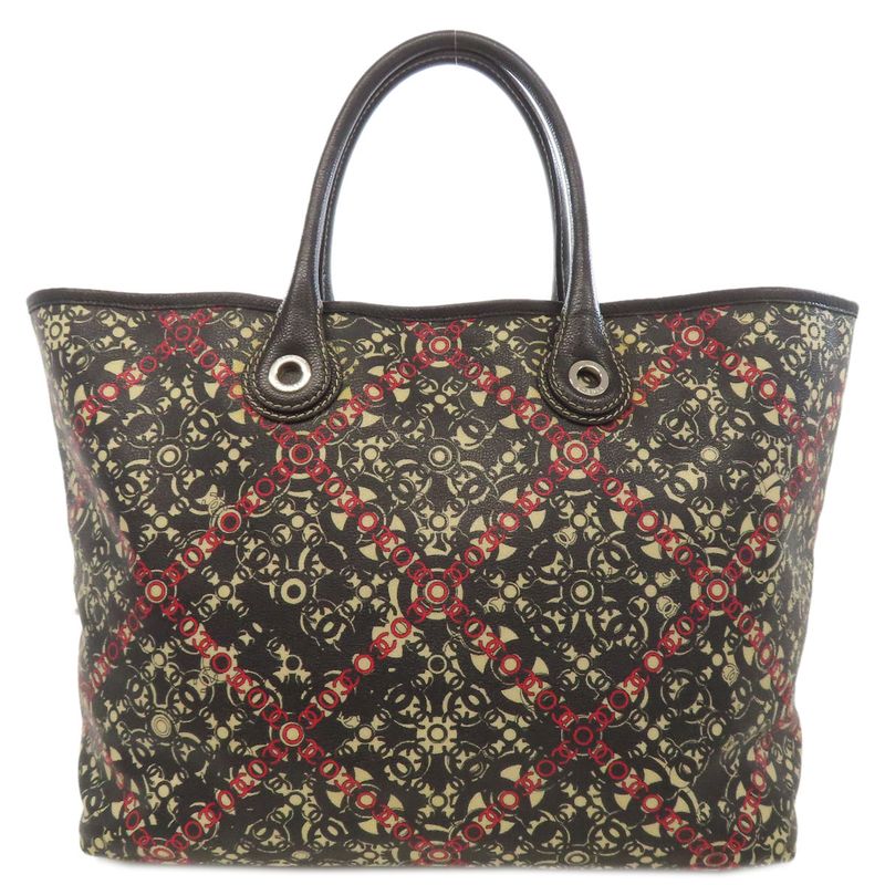 Chanel Coco Travel Silver Hardware Handbag PVC Ladies