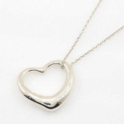 Tiffany & Co Open Heart Medium Silver 925 Ladies 9.6g Necklace