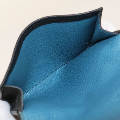 Gucci Logo 739389 Business Card Holder Leather Unisex