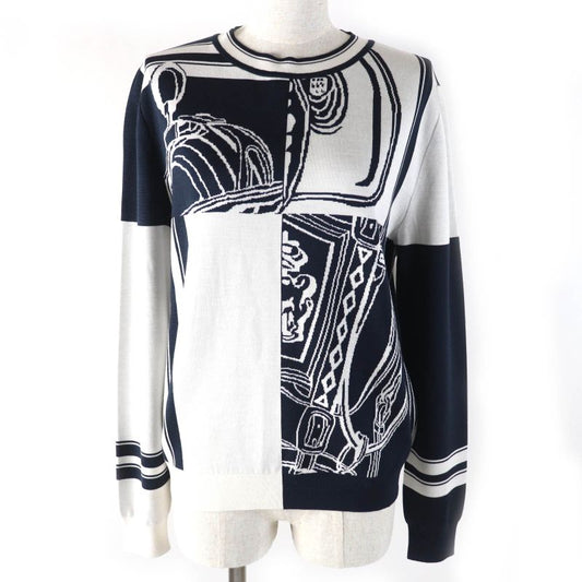 Hermes 2024 4e2655d6 Brides De Gala None Order 92% Silk Blue Noir Black Logo