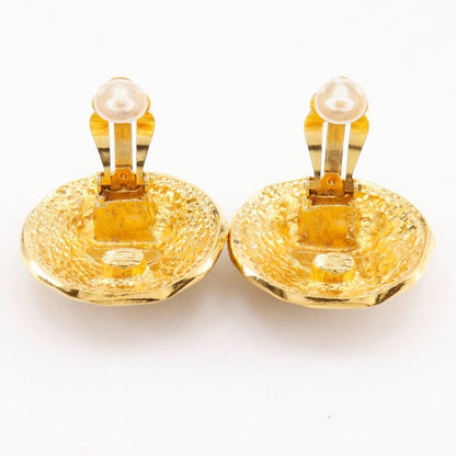 Chanel Coco Mark Vintage Gold Plated Ladies 23.2g Earring