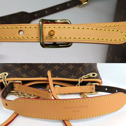Louis Vuitton Carryall BB M13014 Monogram Shoulder Bag Brown Gdhardware