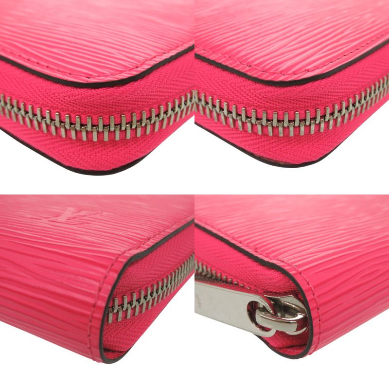 Louis Vuitton Epi Leather Round Zip Wallet Zippy Wallet M80113 Long Wallet Pink