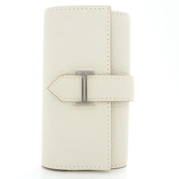 Hermes Bearn Key Case 4 Series Chevre White Series Similar To Svhardware Hermes
