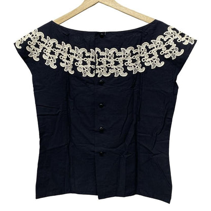 Dior/christian Dior Sleeveless Cut And Sewn Size M Women's - Dark Navy And