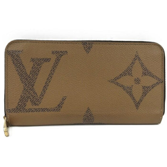 Louis Vuitton Zippy Wallet Round Zipper Long Wallet Monogram Giant Reverse