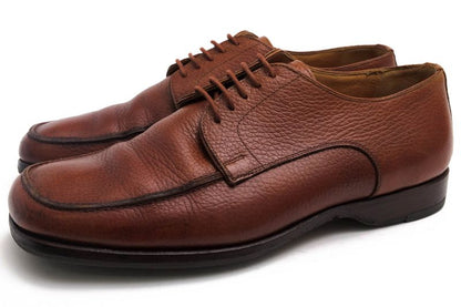 Hermes Shoes Business Shoes Business Men Leather Genuine Leather Brown U-Tip