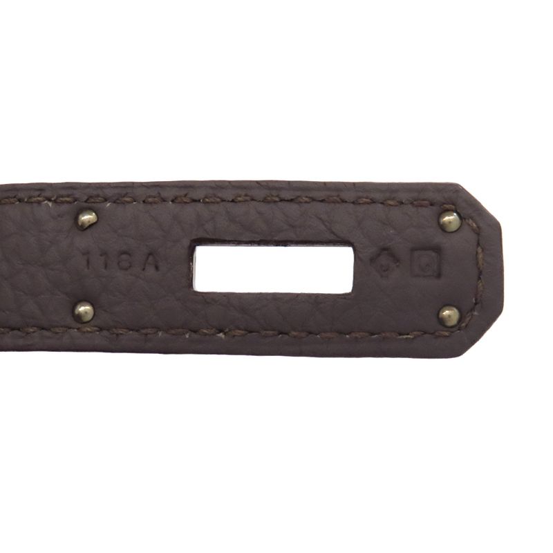 Hermes Birkin 30 Etan Silver Hardware Handbag Taurillon Women