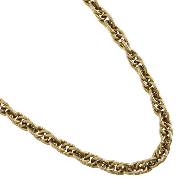 Chanel Long Chain Vintage Gold Plated Ladies 90.2g Necklace