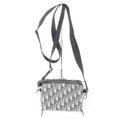 Christian Dior Oblique Jacquard Shoulder Bag Canvas Women's