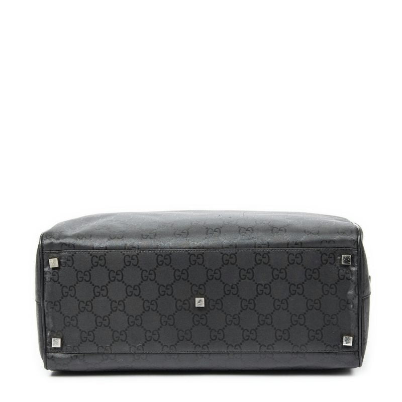 Gucci Travel Line Boston Black GG Nylon Canvas A