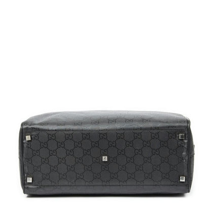 Gucci Travel Line Boston Black GG Nylon Canvas A