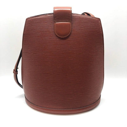 Louis Vuitton Epi Cluny M52253 Shoulder Bag Kenya Brown Ladies Used 005834