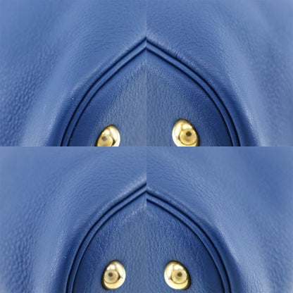 Hermes Bolide 37 G Engraved Taurillon Clemence Blue □G Ladies Handbag