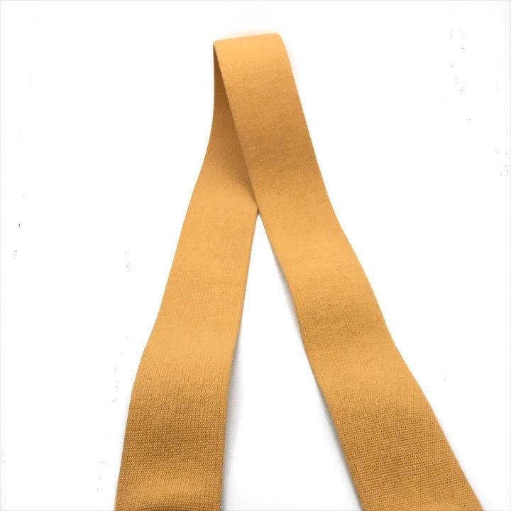Hermes Shoulder Strap Evelyne Canvas Leather Yellow