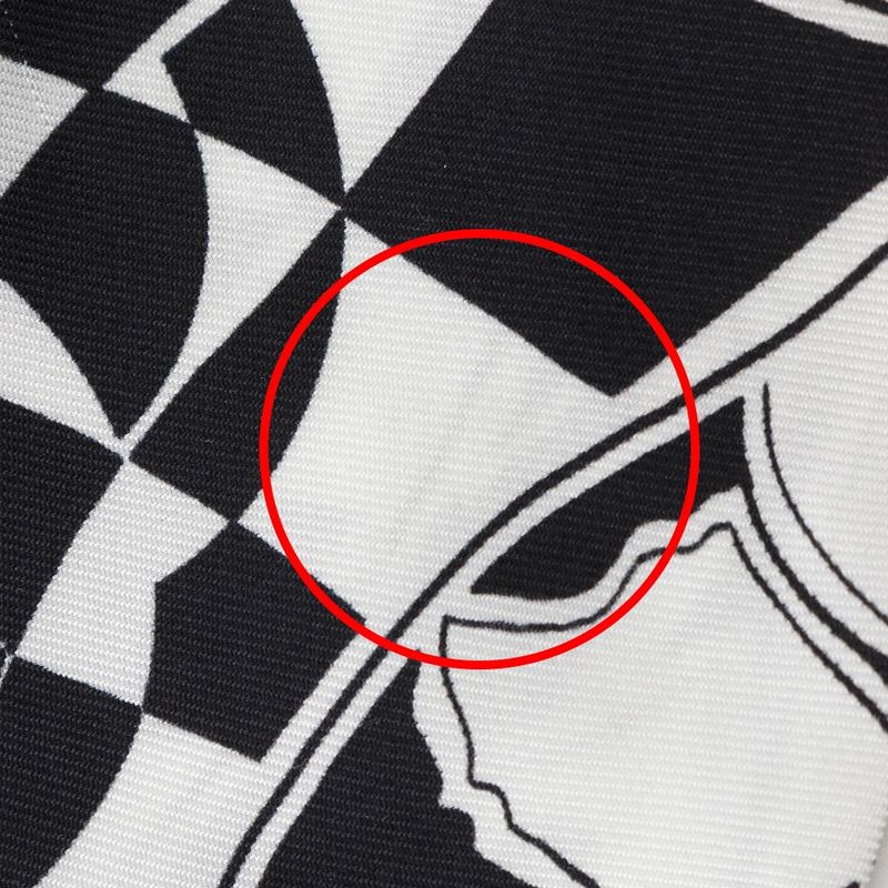 Chanel Chou Chou Coco Mark Logo Ribbon Silk Black/white Women's Other Accessorie