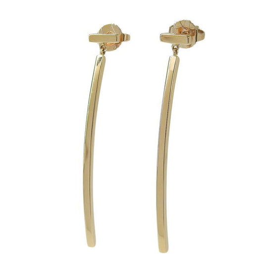 Tiffany & Co T-wire Bar Earrings 18K Pink Gold 750 Pink Gold Earring Accessories