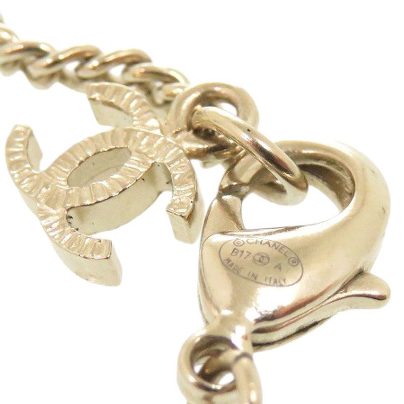 Chanel Coco Mark GP Gold Necklace 0756 Chanel
